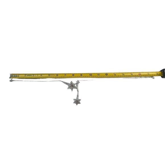 Brilliant Swarovski Crystal Shooting Star Fizzle Lavalier Necklace In Box RARE - Picture 7 of 13